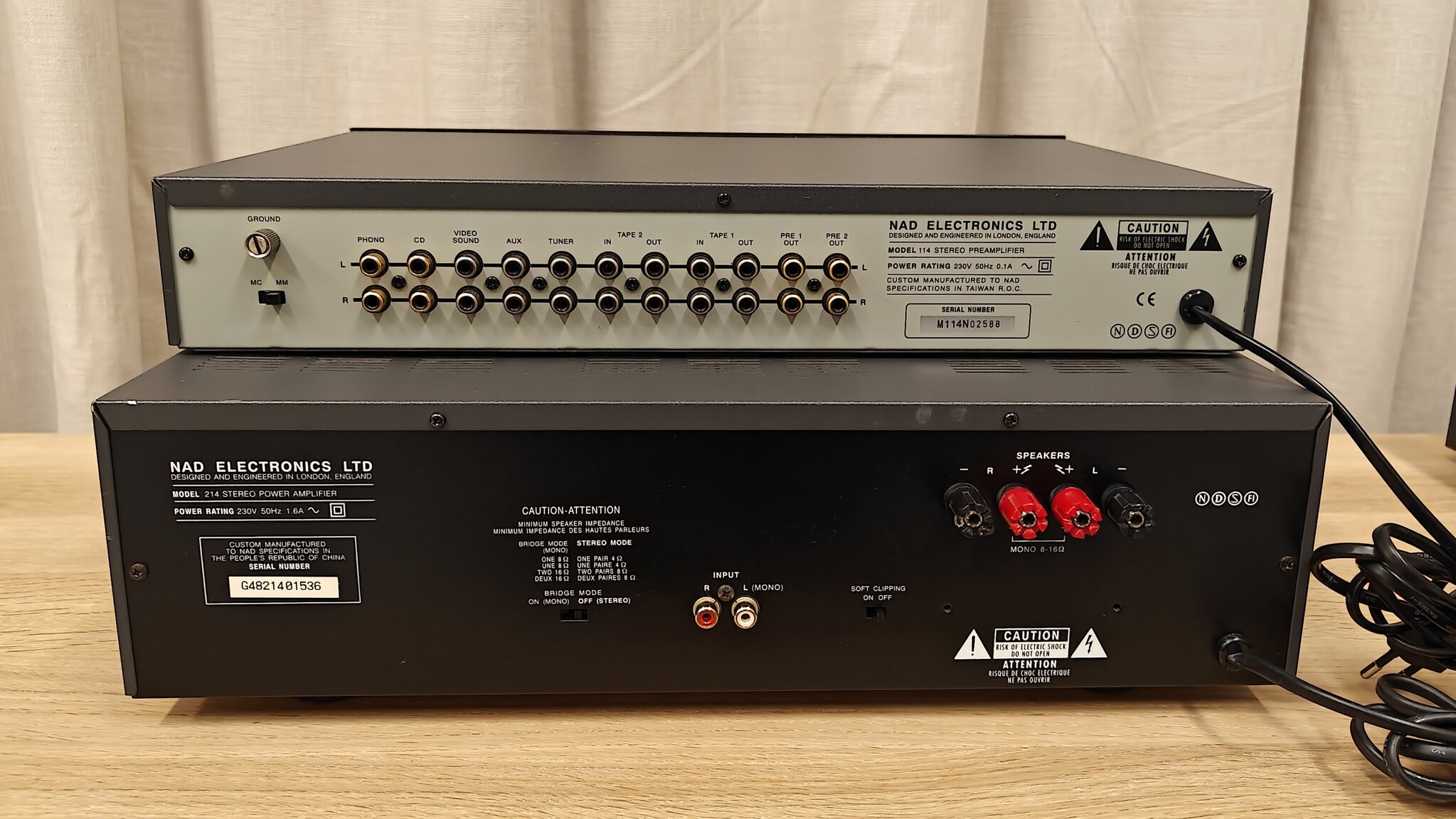 NAD 114/214 Voor/Eindversterker Occasion