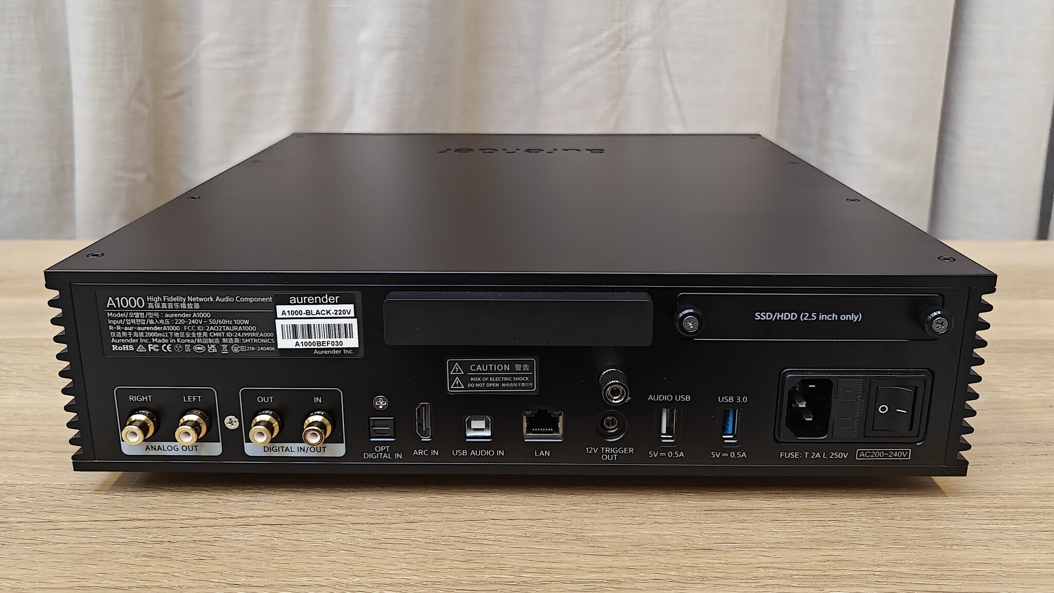 Aurender A-1000 Streamer Occasion (10-2025)