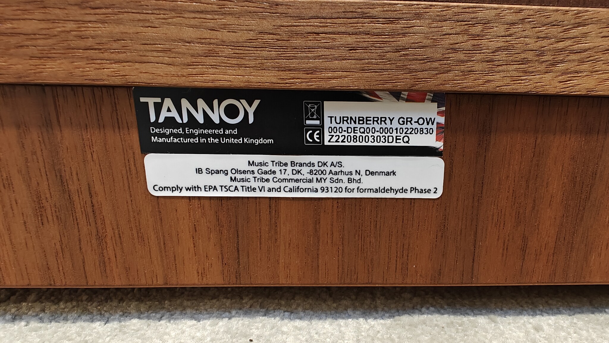 Tannoy Turnberry Prestige GR-OW Occasion (05-2024)