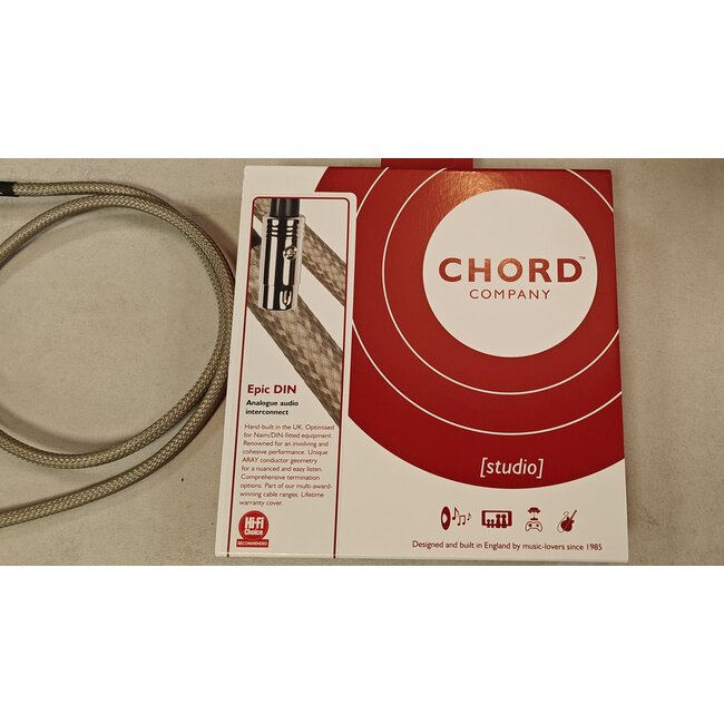 Chord Epic DIN-DIN 1m Interconnect Occasion (2020)