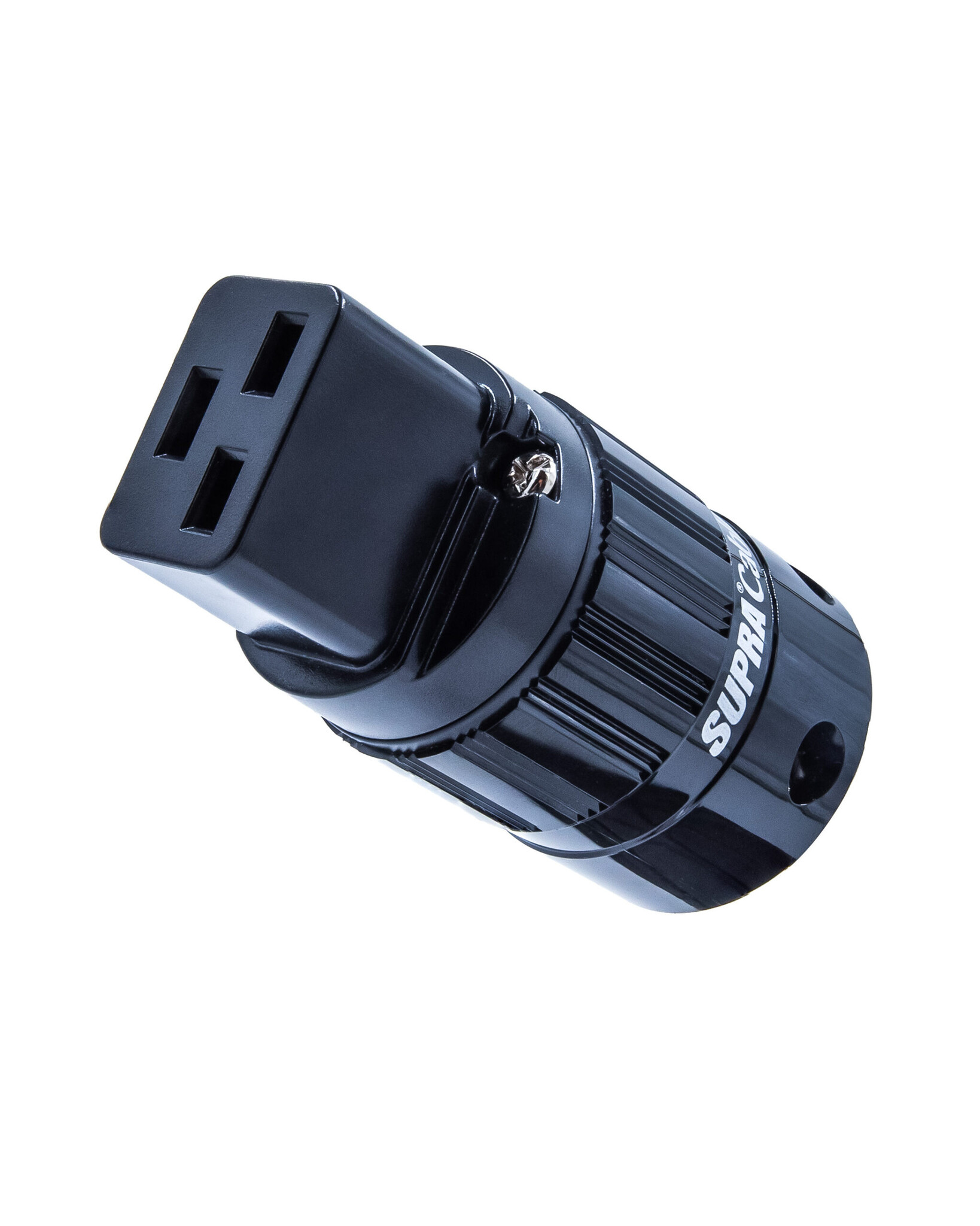 Supra MAINS PLUG C-19 RH-IEC BLACK