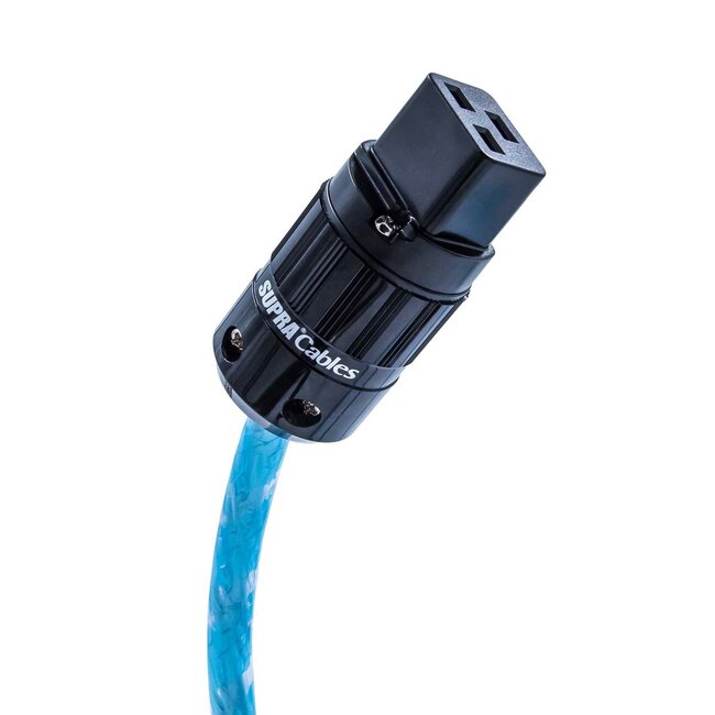 Supra MAINS PLUG C-19 RH-IEC BLACK