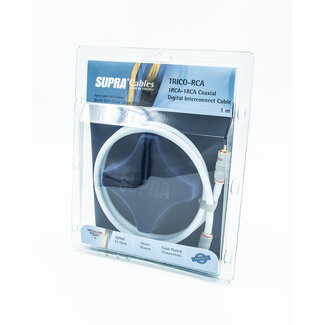 Supra Cables Supra Trico RCA Coaxiaal Digitaal
