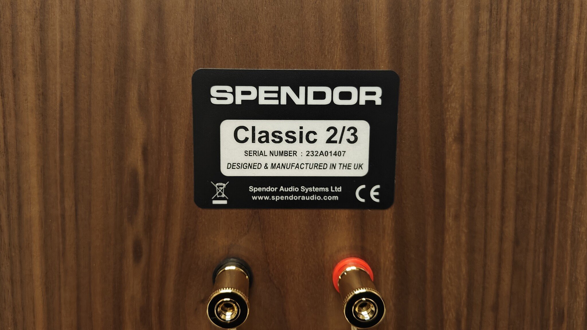 Spendor Classic 2/3 Luidsprekerset met Classic 2/3 stands Walnoten Occasion (12-2023)