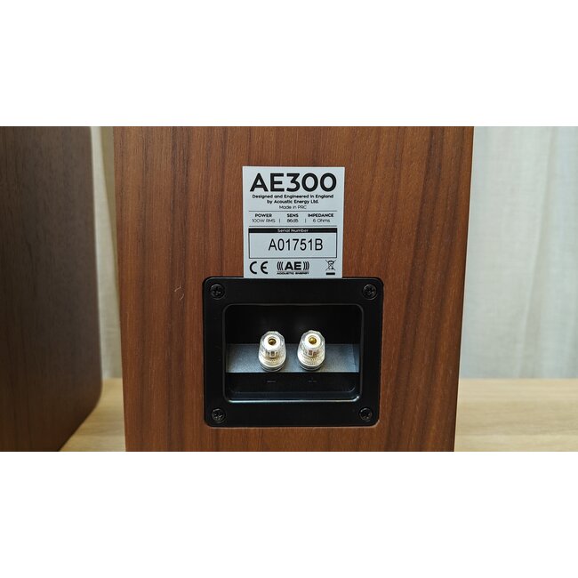 Acoustic Energy AE300 Luidsprekerset Walnoten Occasion (02-2024)