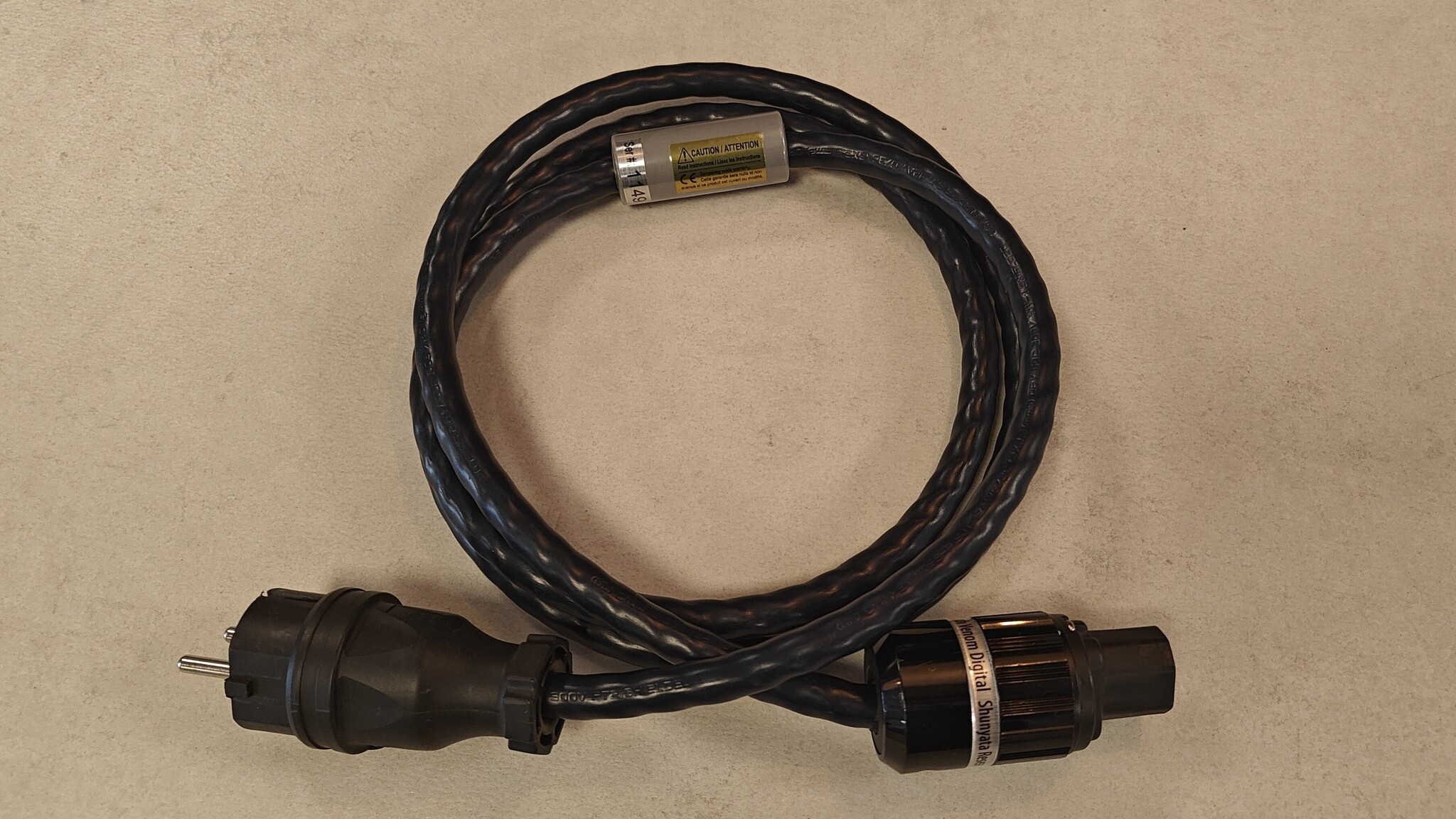 Shunyata Venom-3 AC Digital C15 Powerkabel 1.75m