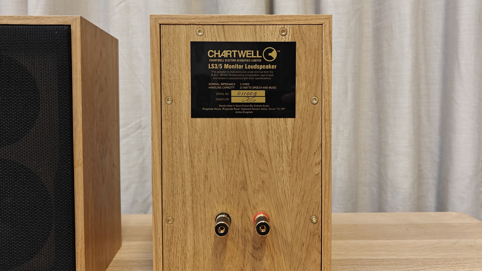 Graham Chartwell  LS3/5 Luidsprekerset Occasion (11-2025)