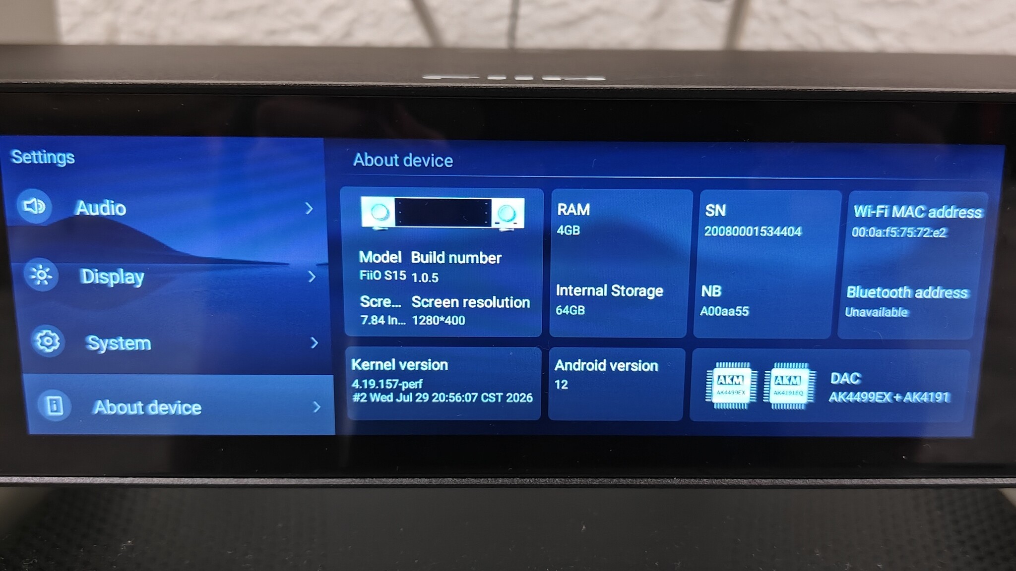 Fiio S15 Streamer DAC occasion  (06-2026)
