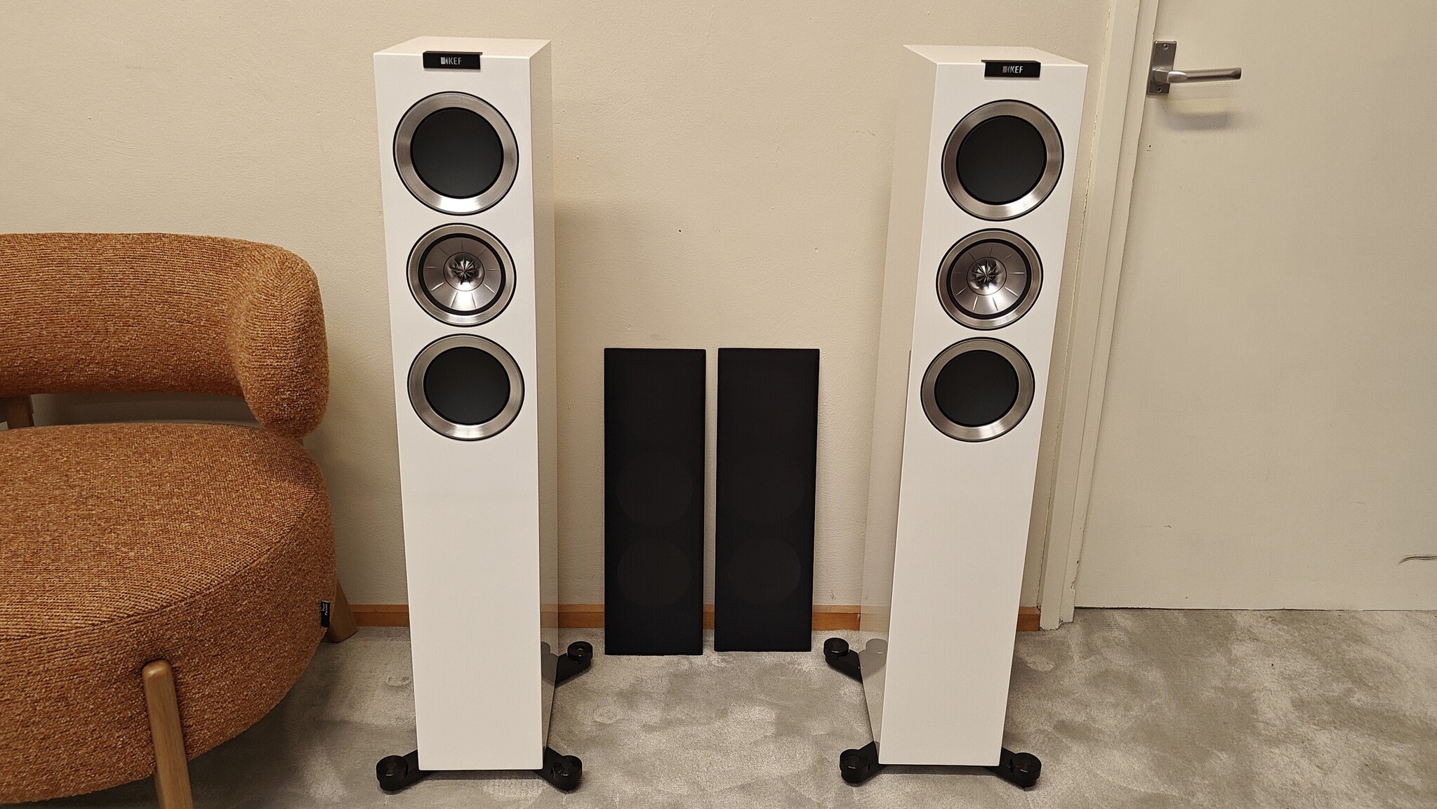 KEF R-500 Luidsprekerset Wit occasion