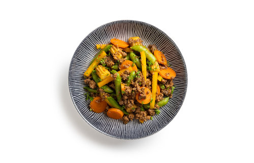 Afvallen: Aziatisch rundergehakt - Wokmix