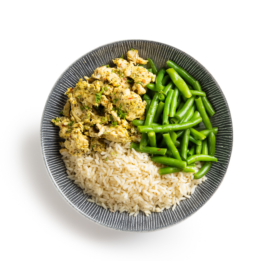Bulk Maaltijd Kip Rijst Sperziebonen The Muscle Chef
