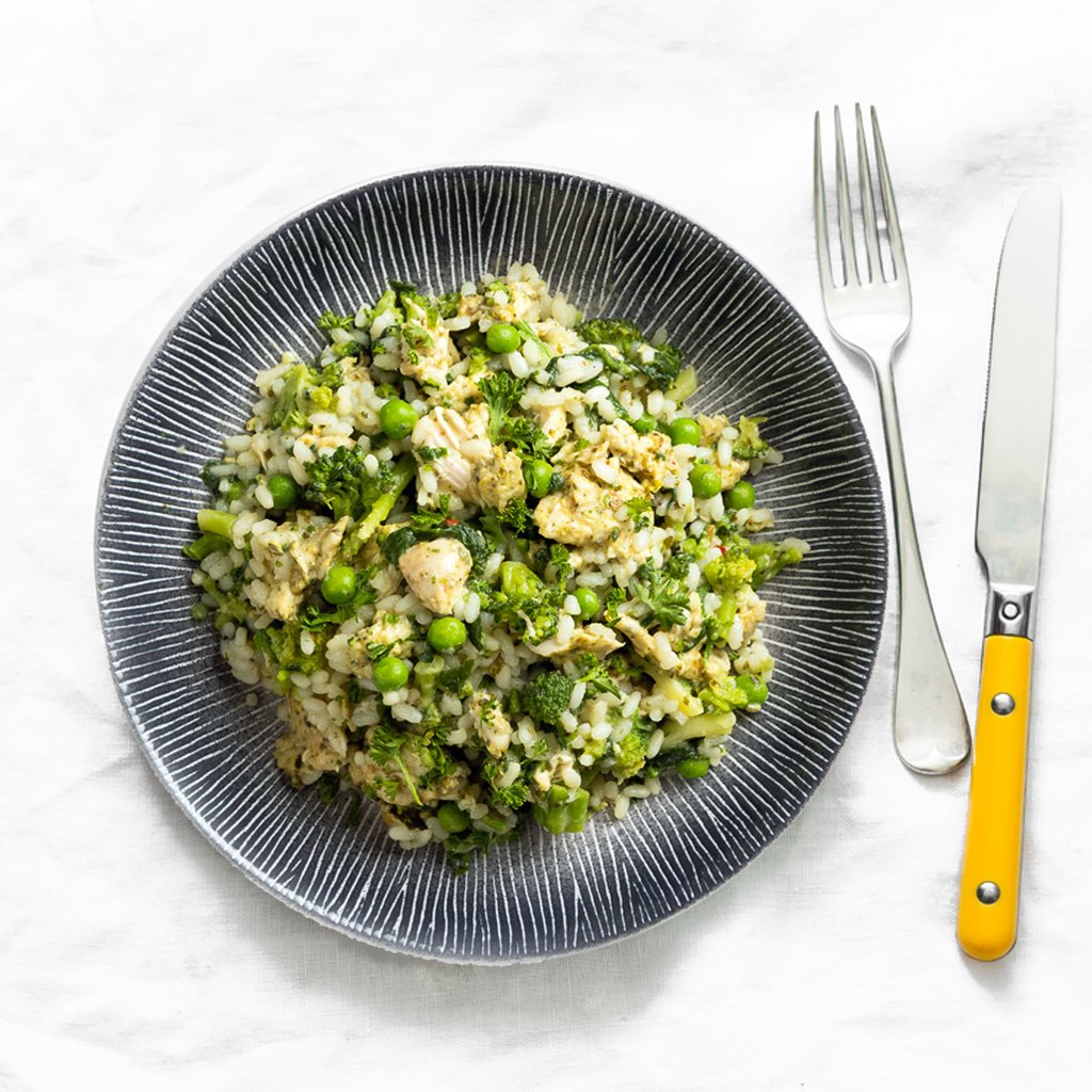 Droogtrainen: Risotto - Kip