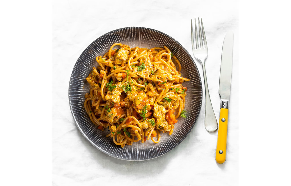 Spiermassa- Spaghetti bolognese - Kip