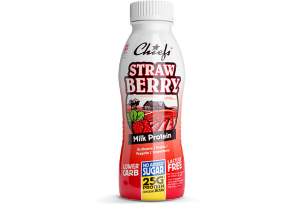 Chiefs Milk Protein Drink: Strawberry (330 ml)