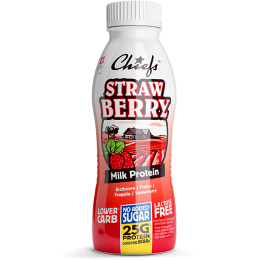 Chiefs Milk Protein Drink: Strawberry (330 ml)