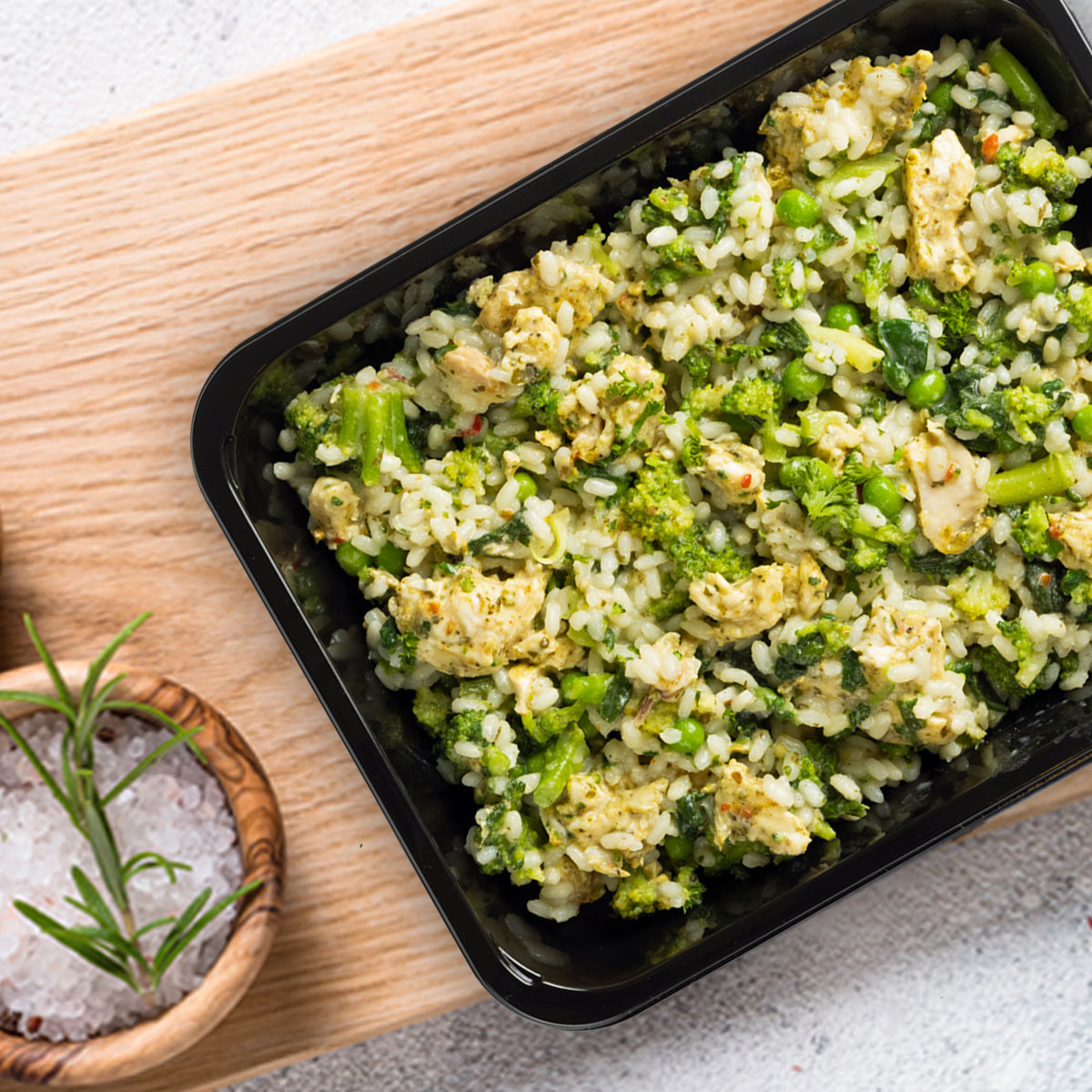 Risotto - Groene groente - Champignons