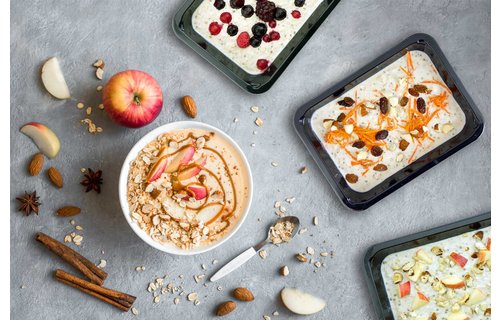 Overnight oats: Ontbijt pakket (6 stuks)