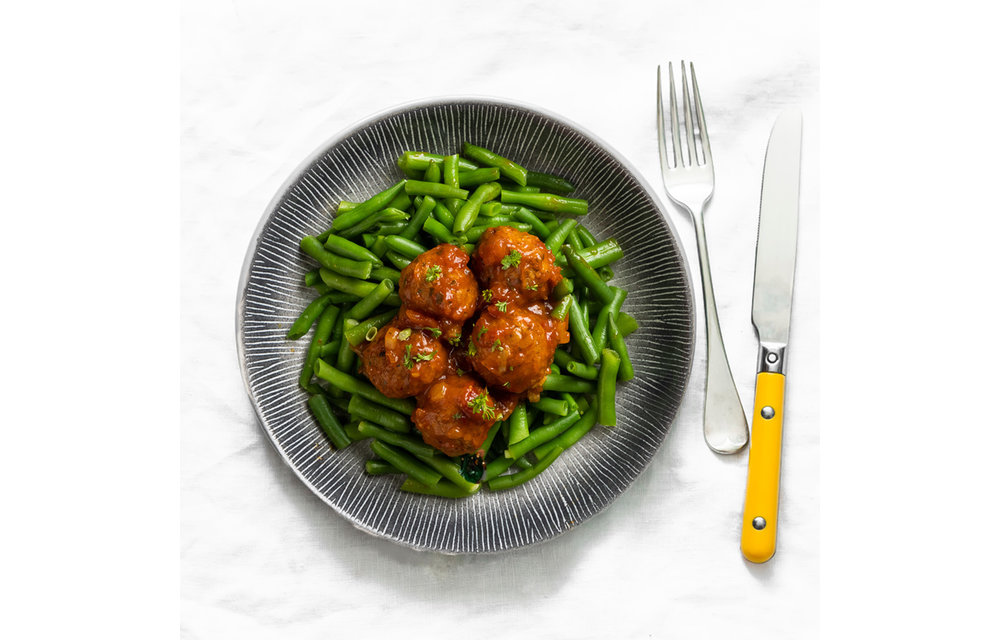 Afvallen - Italiaanse Kipballetjes - Boontjes - Tomatensaus