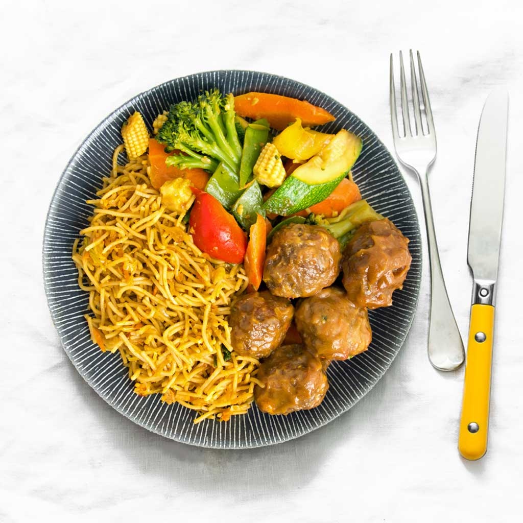 Conditie: Maaltijdpakket wereldse smaken