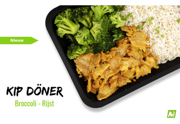 Droogtrainen: Kip döner - Basmati - Broccoli