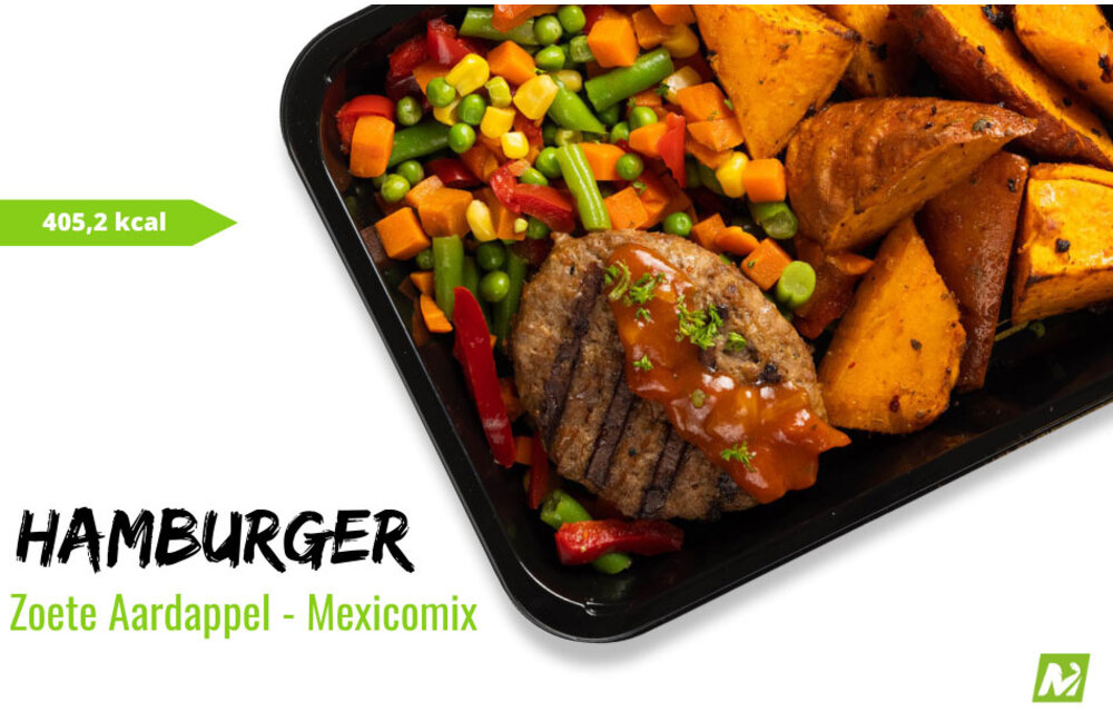 Droogtrainen - Runderburger - Zoete Aardappel - Mexicomix