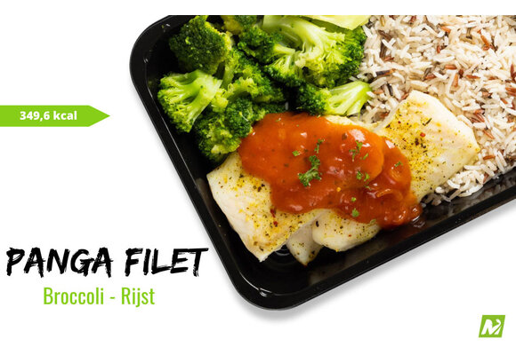 Droogtrainen: Pangafilet - Basmati - Broccoli