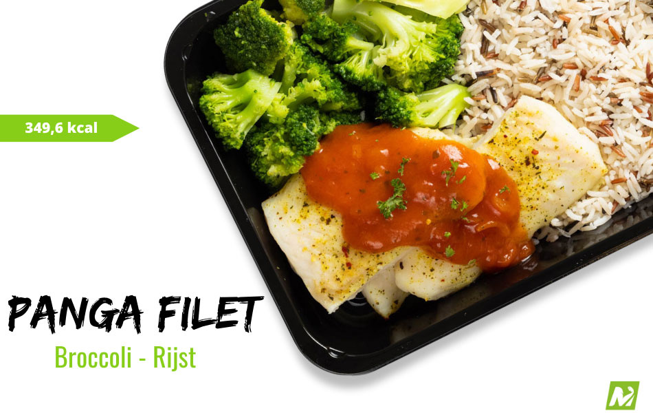 Droogtrainen: Pangafilet - Basmati - Broccoli