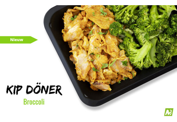 Afvallen: Kip döner - Broccoli
