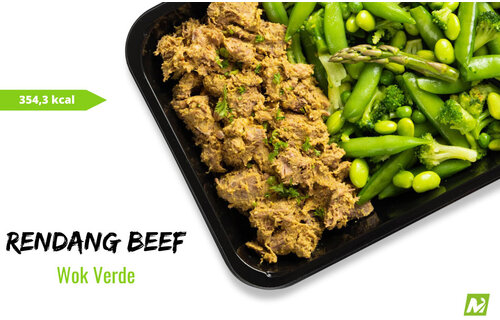 Afvallen: Rendang beef - Wok verde