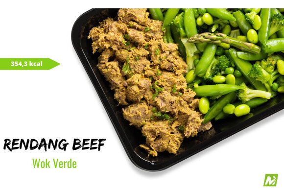 Afvallen: Rendang beef - Wok verde
