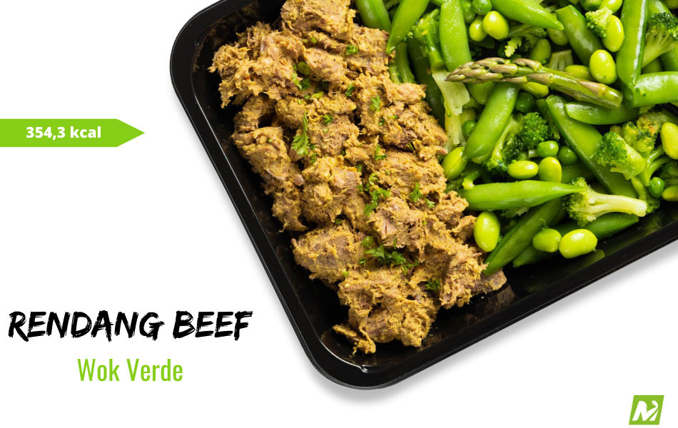 Afvallen: Rendang beef - Wok verde