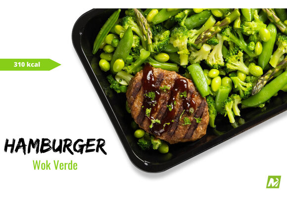 Afvallen: Runderburger - Wok verde