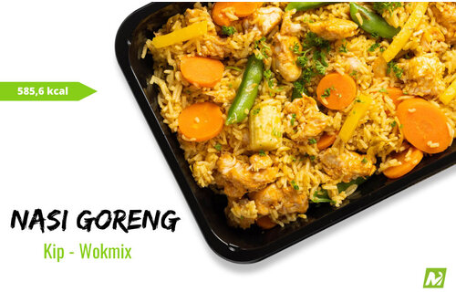 Spiermassa: Nasi goreng - Kip