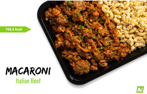 Spiermassa: Macaroni - Italian beef