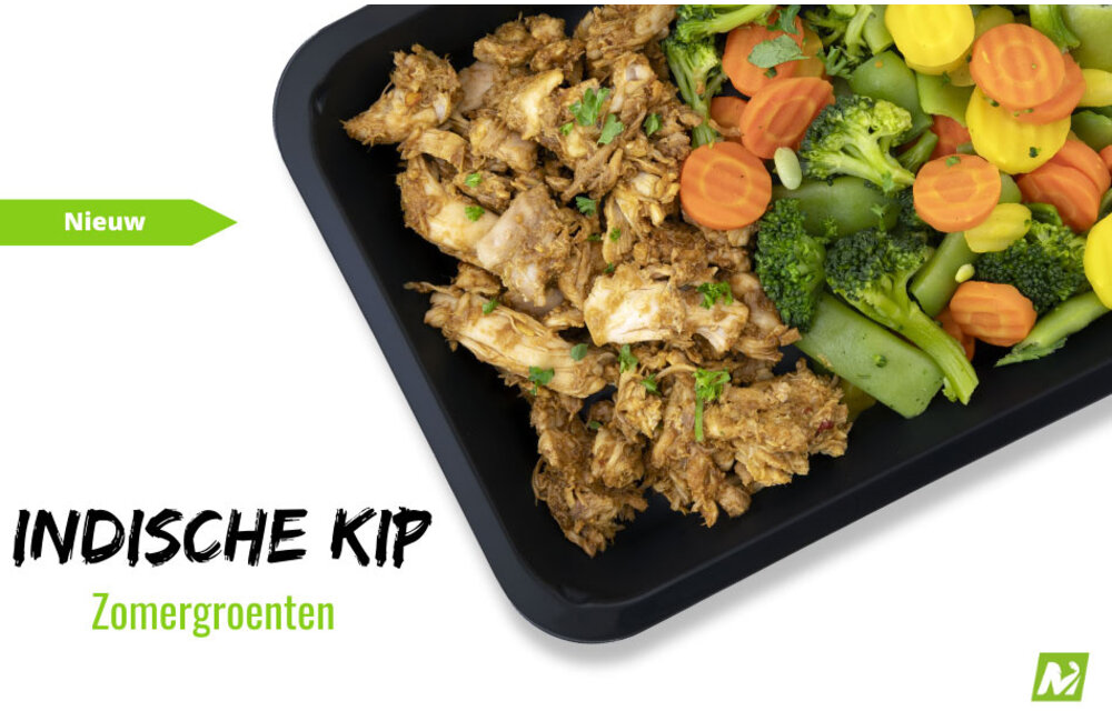 Afvallen - Indische Kip - Zomergroenten