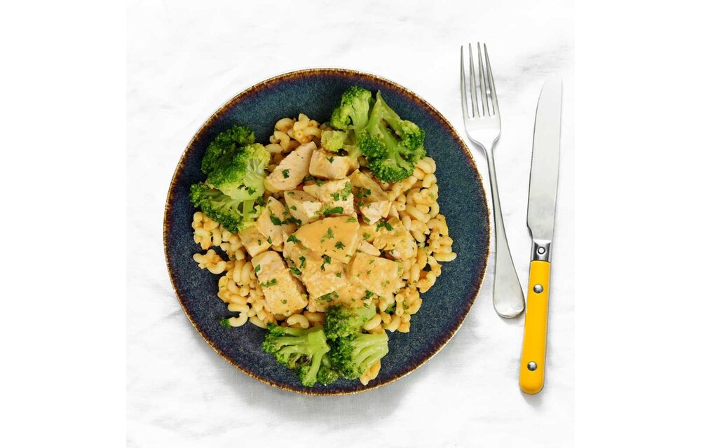 Droogtrainen- Mac & cheese - Creamy chicken