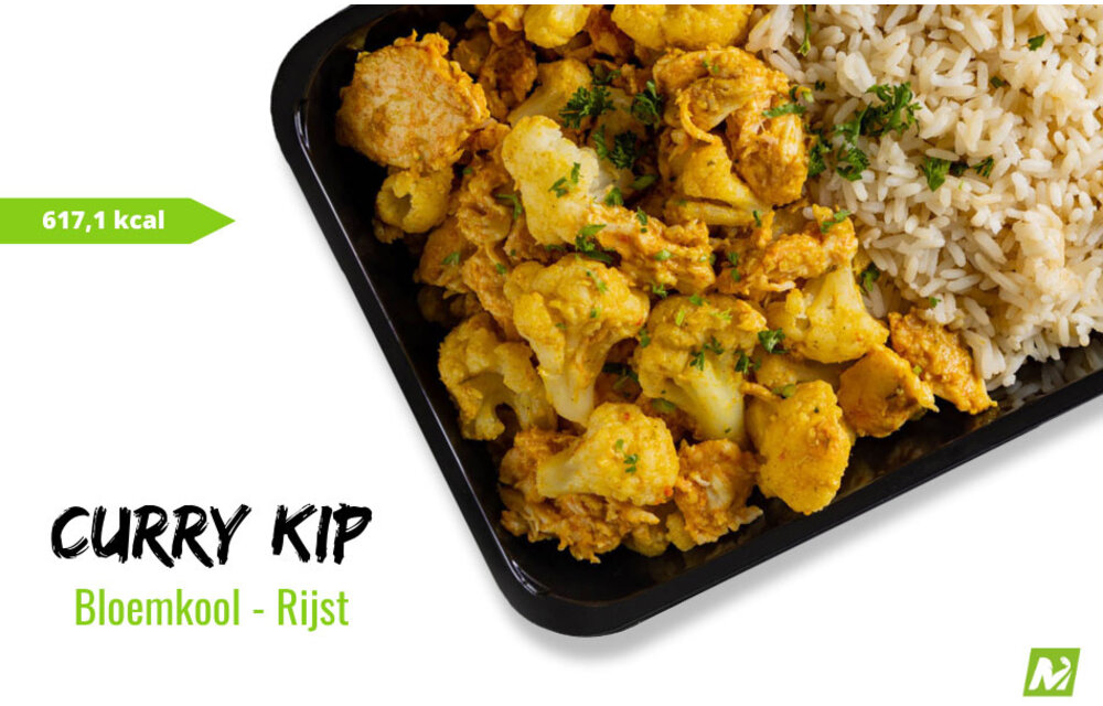 Conditie- Bloemkool curry - Rijst - Kip