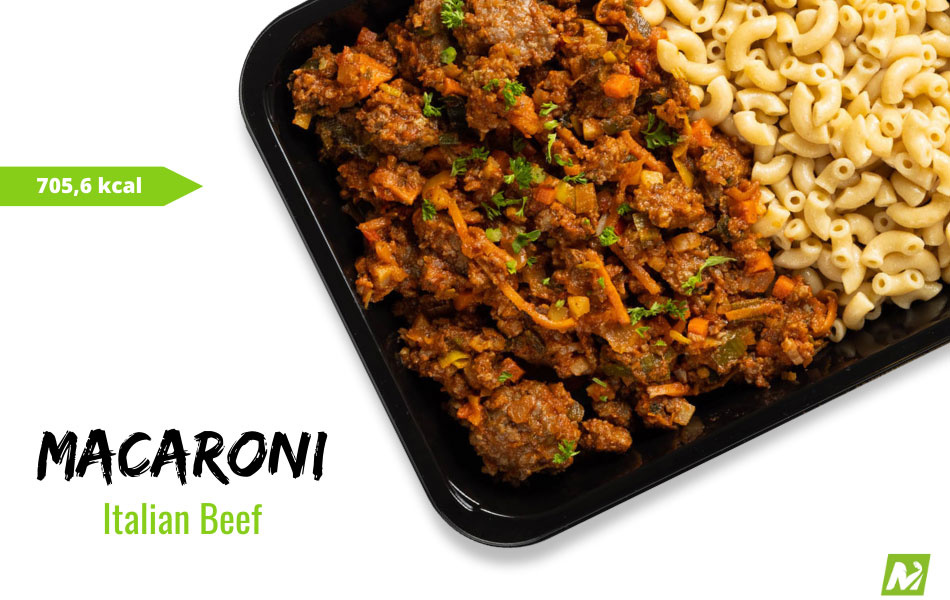Conditie: Macaroni - Italian beef