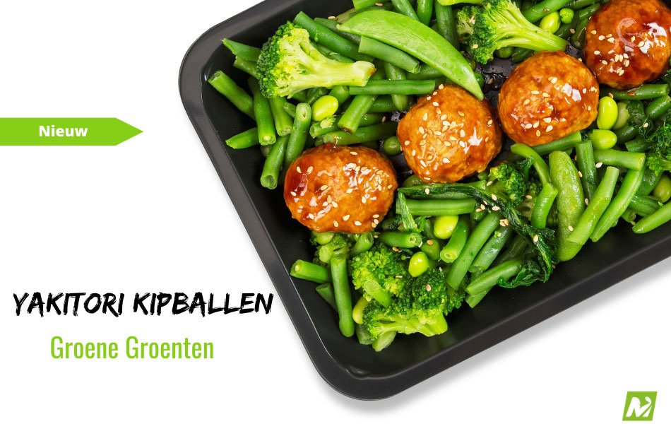 Afvallen: Yakitori kipballetjes - Wok verde