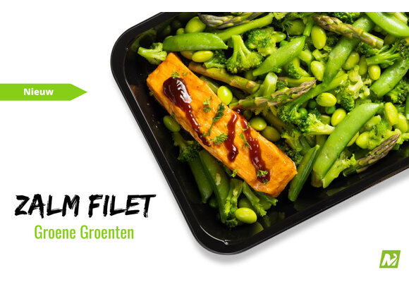 Afvallen: Teriyaki zalmfilet - Groene groenten
