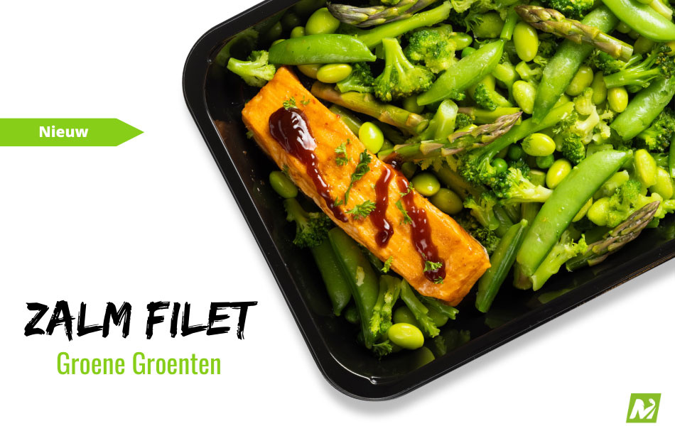 Afvallen: Teriyaki zalmfilet - Groene groenten