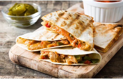 High Protein Kip Quesadilla