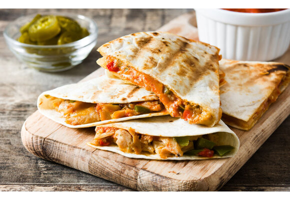 High Protein Kip Quesadilla