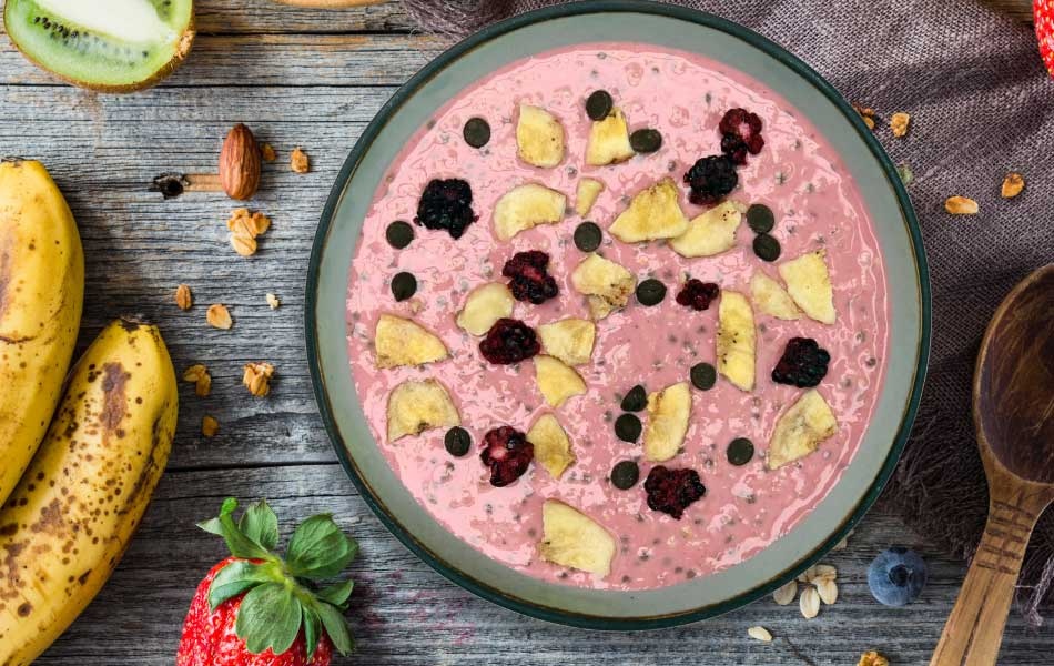 Overnight oats: Strawberry - Bananasplit