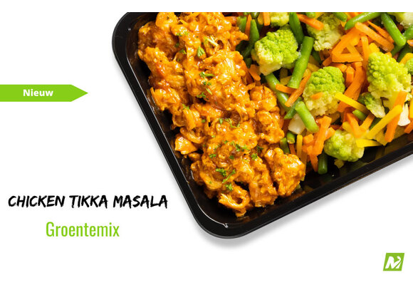 Afvallen: Chicken tikka masala - Groentemix