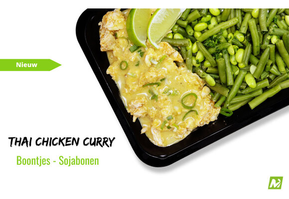 Afvallen: Thai chicken curry - Boontjes - Sojabonen