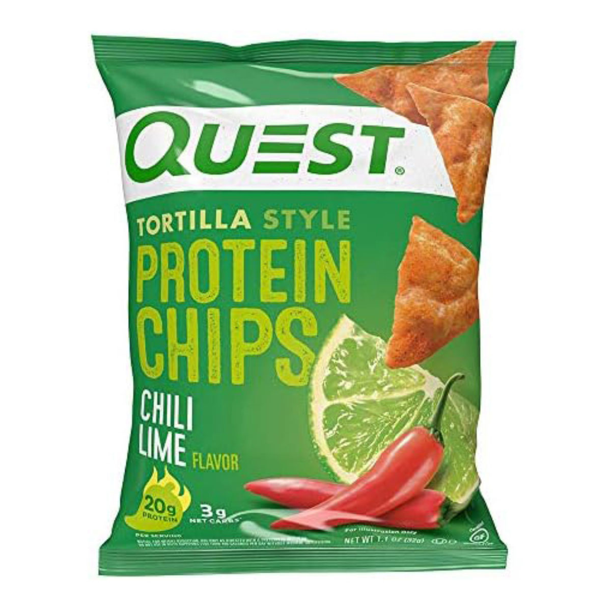 Protein Tortilla Chips: Chili & Lime Flavour