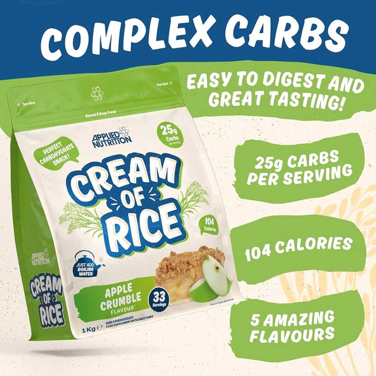 Cream Of Rice: Apple Crumble