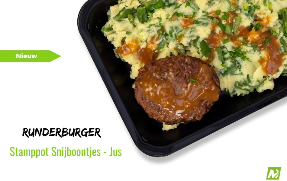 Droogtrainen: Stamppot snijbonen - Runderburger