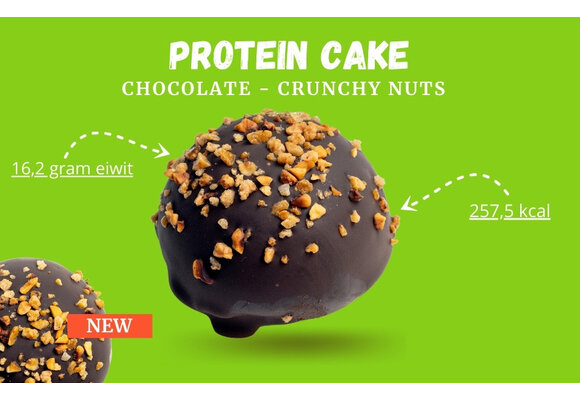 Protein Cake: Choc & Crunchy Nuts